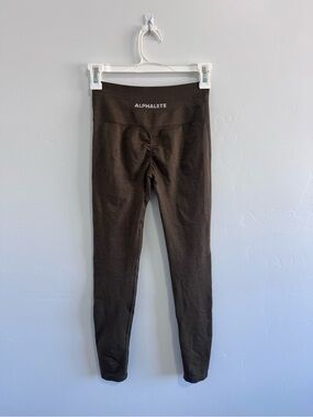 Alphalete Brown Amplify Seamless Leggings Small